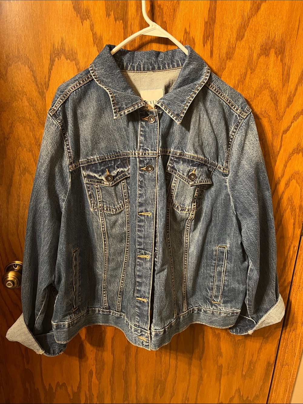 STYLUS Women's Blue Denim Jean Jacket